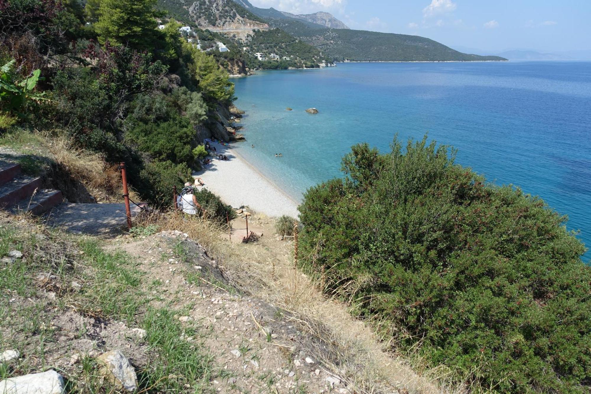 Studio In Villa In Kalloni Direkt Am Meer ภายนอก รูปภาพ